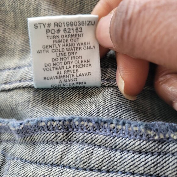 FADE TO BLUE Women's Denim and Black Sleeve Jacket (Size: Small) - Picture 13 of 16